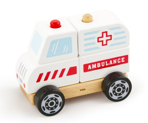 Viga Viga 50204 Klocki ambulans Viga Viga 50204 Klocki ambulans