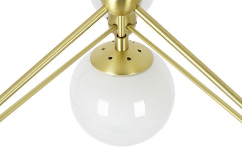 Lampa wisząca PLANETARIO 10 GOLD złota - klosze matowe Lampa wisząca PLANETARIO 10 GOLD złota - klosze matowe