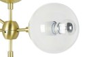 Lampa wisząca PLANETARIO 10 GOLD złota - klosze matowe Lampa wisząca PLANETARIO 10 GOLD złota - klosze matowe