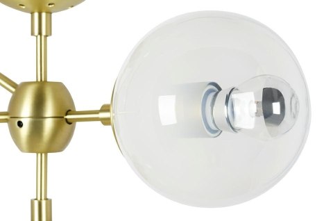 Lampa wisząca PLANETARIO 10 GOLD złota - klosze matowe Lampa wisząca PLANETARIO 10 GOLD złota - klosze matowe