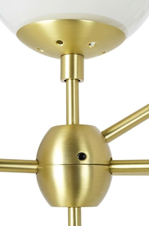 Lampa wisząca PLANETARIO 10 GOLD złota - klosze matowe Lampa wisząca PLANETARIO 10 GOLD złota - klosze matowe