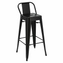HOKER STOŁEK BAROWY Paris Back short 75cm black insp. Tolix D2.DESIGN CZARNY metal niskie oparcie PODPÓRKA na nogi SZTAPLOWANIE HOKER STOŁEK BAROWY Paris Back short 75cm black insp. Tolix D2.DESIGN CZARNY metal niskie oparcie PODPÓRKA na nogi SZTAPLOWANIE