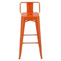 D2.DESIGN Hoker Paris Back short 75cm orange insp. Tolix D2.DESIGN Hoker Paris Back short 75cm orange insp. Tolix