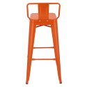 D2.DESIGN Hoker Paris Back short 75cm orange insp. Tolix