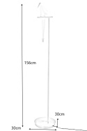 King Home Lampa podłogowa LORO FLOOR złota - LED metalowa biały klosz tworzywo PP w kształcie ptaka King Home Lampa podłogowa LORO FLOOR złota - LED metalowa biały klosz tworzywo PP w kształcie ptaka