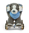 Milly Mally Piesek Polly - Gray Dog Szary na biegunach lub kółkach interaktywne uszy regulowany pas bezpieczeństwa 12 m+ Milly Mally Piesek Polly - Gray Dog Szary na biegunach lub kółkach interaktywne uszy regulowany pas bezpieczeństwa 12 m+