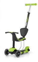 Milly Mally Hulajnoga Scooter Jeździk Pojazd Little Star Green Zielony Czarny aluminium hamulec świecące koła 2 lata+ Milly Mally Hulajnoga Scooter Jeździk Pojazd Little Star Green Zielony Czarny aluminium hamulec świecące koła 2 lata+