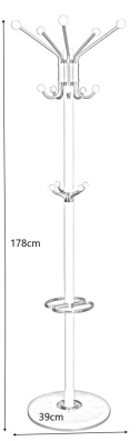 SIGNAL WIESZAK CR39 DREWNO CIEMNY ORZECH , CHROM METAL