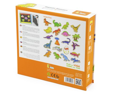 Viga Viga 50289 Magnesy dinozaury Viga Viga 50289 Magnesy dinozaury
