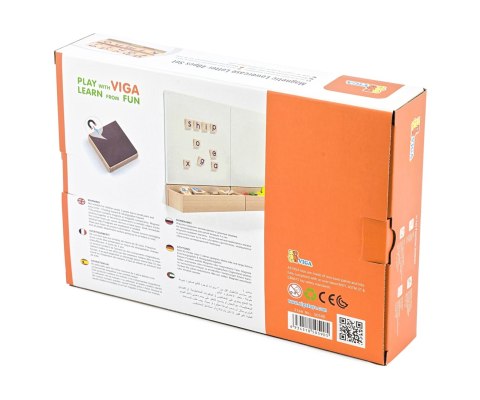 Viga Viga 50590 Zestaw magnetycznych literek - 40 elementów Viga Viga 50590 Zestaw magnetycznych literek - 40 elementów