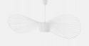 King Home Lampa wisząca CAPELLO FI 140 biała tworzywo sztuczne kształt kapelusza E27 pod wpływem powietrza może się poruszać King Home Lampa wisząca CAPELLO FI 140 biała tworzywo sztuczne kształt kapelusza E27 pod wpływem powietrza może się poruszać