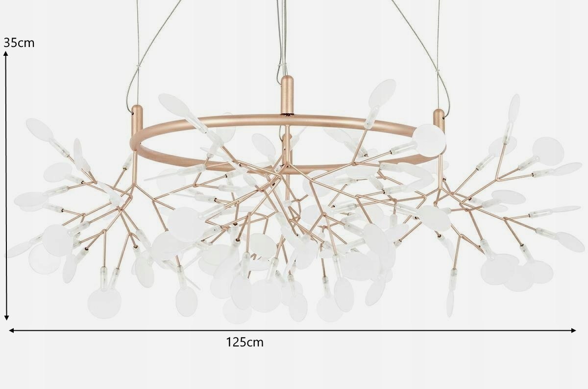Lampa wisząca FLORA 125 miedziana - LED, metal Lampa wisząca FLORA 125 miedziana - LED, metal