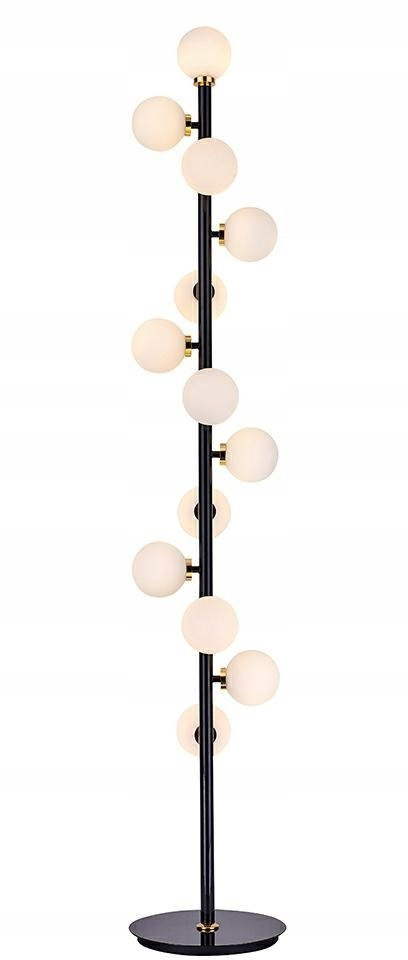 MOOSEE lampa podłogowa COSMO FLOOR BLACK - czarna, zlota MOOSEE lampa podłogowa COSMO FLOOR BLACK - czarna, zlota