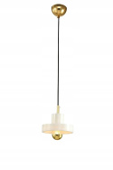MOOSEE lampa wisząca ARCO 20 - złota podsufitka, marmur jasny czarny przewód E27 do domu i do lokalu MOOSEE lampa wisząca ARCO 20 - złota podsufitka, marmur jasny czarny przewód E27 do domu i do lokalu