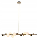 MOOSEE lampa wisząca VALENTINO 120- złota połączenia stali nierdzewnej błyszczącej i szklanych kloszy w kształcie kuli MOOSEE lampa wisząca VALENTINO 120- złota połączenia stali nierdzewnej błyszczącej i szklanych kloszy w kształcie kuli