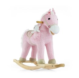 Milly Mally Koń Pony Konik na biegunach Pink Różowy rusza pyskiem i ogonem wydaje realistyczne odgłosy Miś w zestawie 18 m+