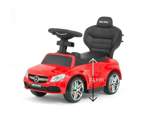 Milly Mally Pojazd z rączką MERCEDES-AMG C63 Coupe Red Milly Mally Pojazd z rączką MERCEDES-AMG C63 Coupe Red