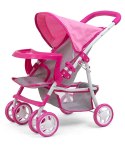 WÓZEK DLA LALEK SPACERÓWKA Kate Prestige Pink Milly Mally RÓŻOWY SKŁADANY pasy SIATKA NA AKCESORIA 3 lata+ WÓZEK DLA LALEK SPACERÓWKA Kate Prestige Pink Milly Mally RÓŻOWY SKŁADANY pasy SIATKA NA AKCESORIA 3 lata+