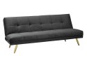 SIGNAL SOFA MORITZ VELVET SZARY TAP.157/ZŁOTY SIGNAL SOFA MORITZ VELVET SZARY TAP.157/ZŁOTY