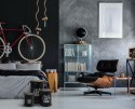 Intesi Zestaw 3 stołków pojemników Urban Loft c zarne Intesi Zestaw 3 stołków pojemników Urban Loft c zarne