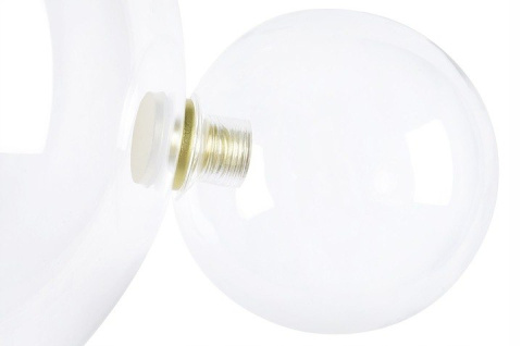 KINKIET LAMPA ŚCIENNA CAPRI WALL 6 złoty - LED aluminium SZKŁO PRZEZROCZYSTY King Home KINKIET LAMPA ŚCIENNA CAPRI WALL 6 złoty - LED aluminium SZKŁO PRZEZROCZYSTY King Home