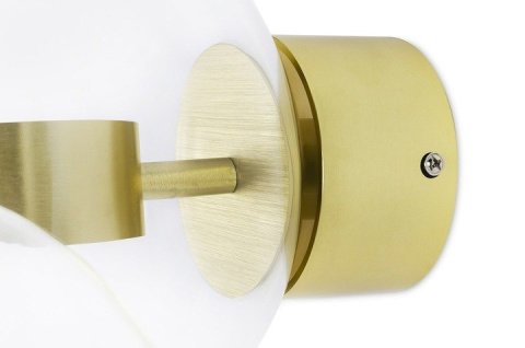 KINKIET LAMPA ŚCIENNA CAPRI WALL 6 złoty - LED aluminium SZKŁO PRZEZROCZYSTY King Home KINKIET LAMPA ŚCIENNA CAPRI WALL 6 złoty - LED aluminium SZKŁO PRZEZROCZYSTY King Home
