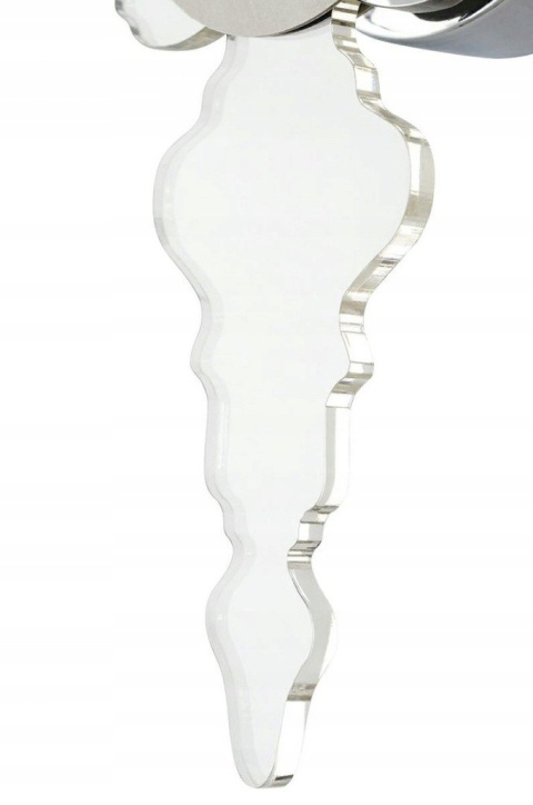Kinkiet ICE 3D transparentny - akryl, metal chrom Kinkiet ICE 3D transparentny - akryl, metal chrom