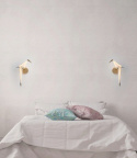 King Home Kinkiet Lampa ścienna LORO WALL LEFT metal złoty - LED klosz tworzywo PP biały w kształcie ptaka King Home Kinkiet Lampa ścienna LORO WALL LEFT metal złoty - LED klosz tworzywo PP biały w kształcie ptaka