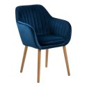 ACTONA Krzesło Emilia Velvet deep blue ACTONA Krzesło Emilia Velvet deep blue