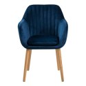 ACTONA Krzesło Emilia Velvet deep blue ACTONA Krzesło Emilia Velvet deep blue