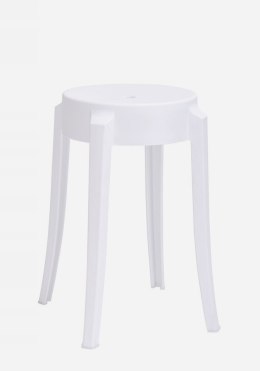 MODESTO stołek, taboret CALMAR 46 biały - polipropylen