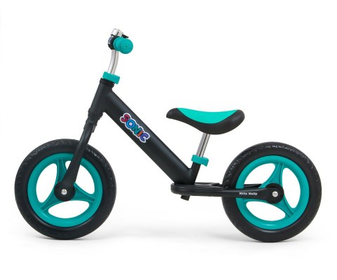 Milly Mally Rowerek Biegowy Sonic Black-Mint Czarno Miętowy łożyskowane koła dzwonek regulacja wysokości siodełka i kierownicy Milly Mally Rowerek Biegowy Sonic Black-Mint Czarno Miętowy łożyskowane koła dzwonek regulacja wysokości siodełka i kierownicy