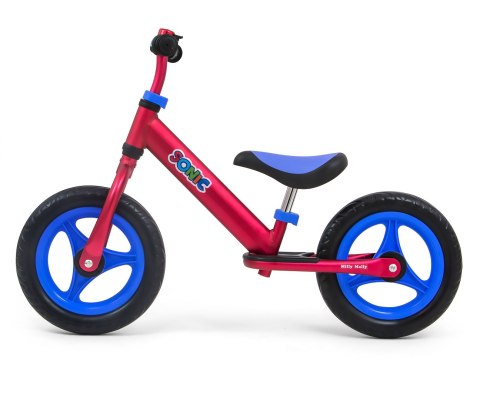Milly Mally Rowerek Biegowy Sonic Red Czerwony koła łożyskowane 12 cali regulacja wysokości kierownicy i siodełka dzwonek Milly Mally Rowerek Biegowy Sonic Red Czerwony koła łożyskowane 12 cali regulacja wysokości kierownicy i siodełka dzwonek