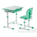 Fun Desk Piccolino III Green zestaw biurko+krzesło Zielone Białe dla dziecka Fun Desk Piccolino III Green zestaw biurko+krzesło Zielone Białe dla dziecka