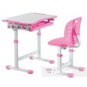 Fun Desk Piccolino III Pink zestaw biurko+krzesło Różowe Białe dla dziewczynki Fun Desk Piccolino III Pink zestaw biurko+krzesło Różowe Białe dla dziewczynki