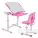 Fun Desk Piccolino III Pink zestaw biurko+krzesło Różowe Białe dla dziewczynki Fun Desk Piccolino III Pink zestaw biurko+krzesło Różowe Białe dla dziewczynki