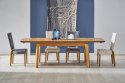 Halmar stół rozkładany ROIS blat - MDF + okleina naturalna nogi - drewno lite bukowe dąb miodowy 160-250x90 Halmar stół rozkładany ROIS blat - MDF + okleina naturalna nogi - drewno lite bukowe dąb miodowy 160-250x90