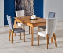 Halmar stół rozkładany ROIS blat - MDF + okleina naturalna nogi - drewno lite bukowe dąb miodowy 160-250x90 Halmar stół rozkładany ROIS blat - MDF + okleina naturalna nogi - drewno lite bukowe dąb miodowy 160-250x90
