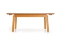 Halmar stół rozkładany ROIS blat - MDF + okleina naturalna nogi - drewno lite bukowe dąb miodowy 160-250x90 Halmar stół rozkładany ROIS blat - MDF + okleina naturalna nogi - drewno lite bukowe dąb miodowy 160-250x90