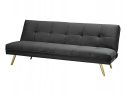 SIGNAL SOFA MORITZ VELVET SZARY TAP.157/ZŁOTY SIGNAL SOFA MORITZ VELVET SZARY TAP.157/ZŁOTY