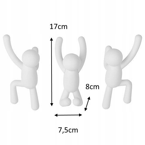 WIESZAK NA UBRANIA ŚCIENNY BUDDY UMBRA CZARNY tworzywo WIESZAK NA UBRANIA ŚCIENNY BUDDY UMBRA CZARNY tworzywo