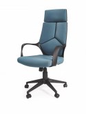 Halmar fotel VOYAGER gabinetowy obrotowy Czarny / Morski TILT Halmar fotel VOYAGER gabinetowy obrotowy Czarny / Morski TILT