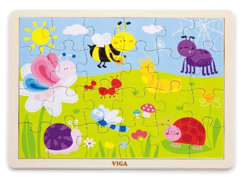 Viga Viga 50199 Puzzle na podkładce 24 elementy - park