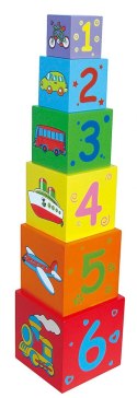 Viga Viga 59461 Piramidka edukacyjna - jedno w drugie Viga Viga 59461 Piramidka edukacyjna - jedno w drugie