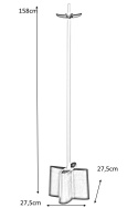 Wieszak GIRAFF czarny - stojak na parasole, drewno Wieszak GIRAFF czarny - stojak na parasole, drewno