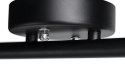 King Home nowoczesny Kinkiet lampa ścienna RAVEN WALL UP 2 czarny - aluminium, stal węglowa regulowane ramiona ruchome klosze