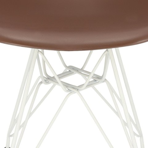 D2.DESIGN Krzesło P016 PP White brązowe D2.DESIGN Krzesło P016 PP White brązowe