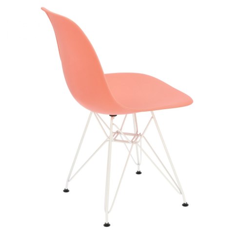 D2.DESIGN Krzesło P016 PP White dark peach D2.DESIGN Krzesło P016 PP White dark peach