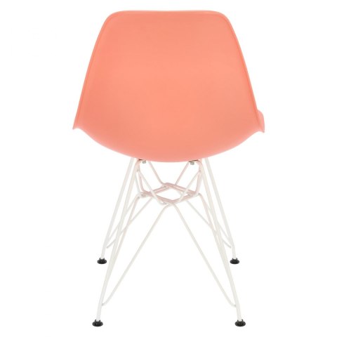 D2.DESIGN Krzesło P016 PP White dark peach D2.DESIGN Krzesło P016 PP White dark peach