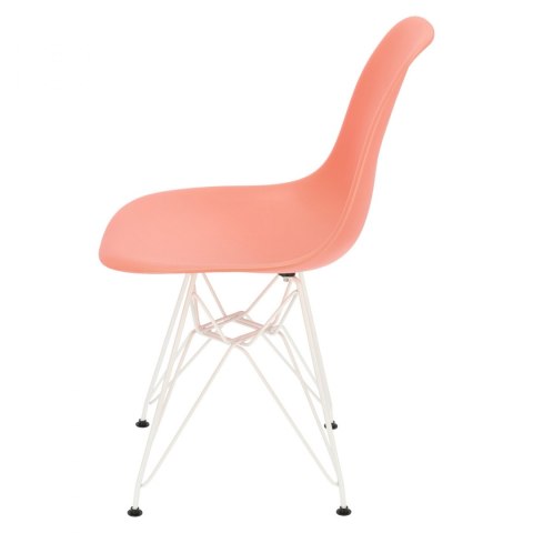 D2.DESIGN Krzesło P016 PP White dark peach D2.DESIGN Krzesło P016 PP White dark peach